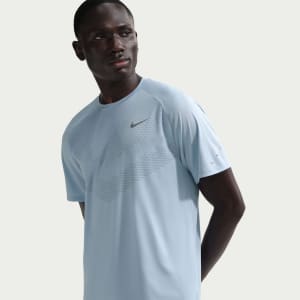 Image number 5 for Nike Running Dri Fit T Shirt Blue