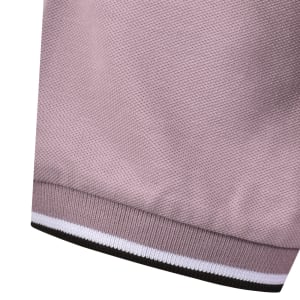 Image number 5 for Marshall Artist Tipped Polo T Shirt Lilac