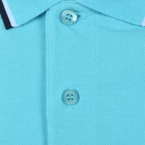 Image number 4 for Marshall Artist Tipped Polo T Shirt Blue