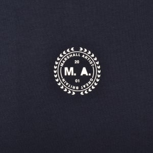 Image number 4 for Marshall Artist World In Motion T Shirt Navy