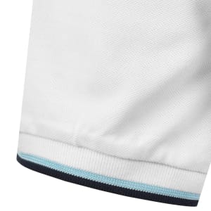 Image number 5 for Marshall Artist Tipped Polo T Shirt White