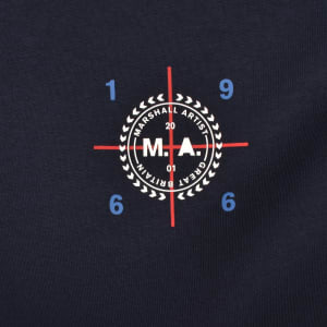 Image number 4 for Marshall Artist Zero Twenty Six T Shirt Navy