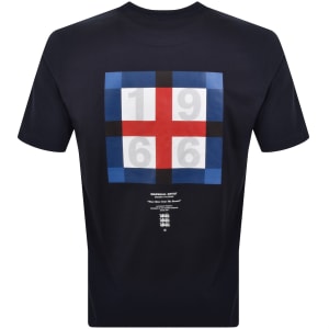 Image number 5 for Marshall Artist Zero Twenty Six T Shirt Navy