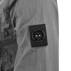 Image number 5 for Marshall Artist Sicuro Hooded Overshirt Grey