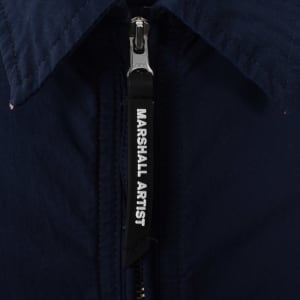 Image number 5 for Marshall Artist Seafield Overshirt Navy