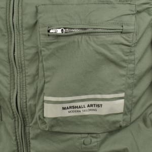 Image number 4 for Marshall Artist Seafield Overshirt Green