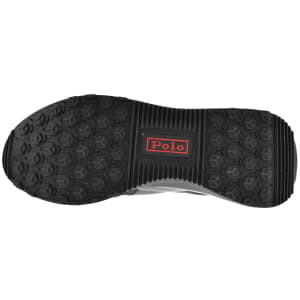 Image number 5 for Ralph Lauren Train 89 Rib Trainers Black