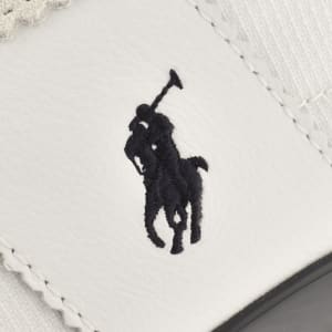 Image number 4 for Ralph Lauren Train 89 Rib Trainers White