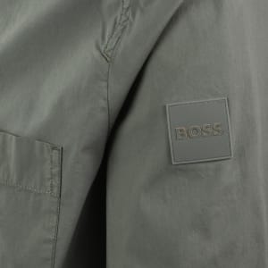 Image number 4 for BOSS Lockyo Overshirt Green