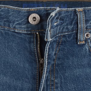 Image number 5 for HUGO Blue Ash Mid Wash Slim Fit Jeans Blue