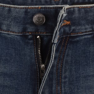 Image number 5 for Armani Exchange J65 Slim Denim Shorts Blue
