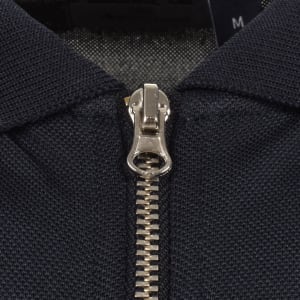 Image number 4 for Aquascutum Pique Badge Polo T Shirt Navy