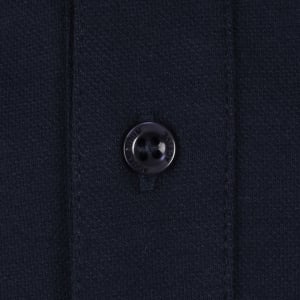 Image number 4 for Aquascutum Pique Badge Polo T Shirt Navy