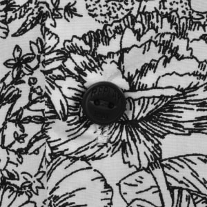 Image number 4 for Replay Floral Shirt White