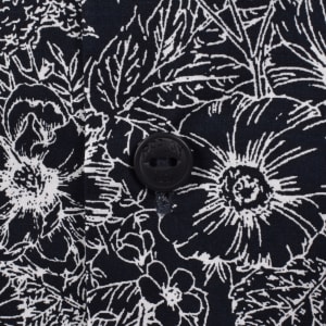 Image number 4 for Replay Floral Shirt Navy