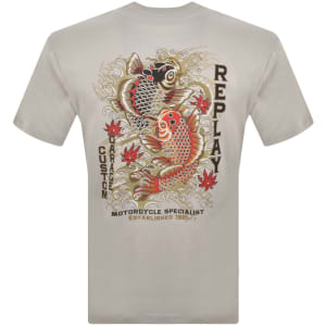 Image number 5 for Replay Pocket T Shirt Pink