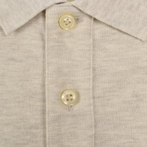 Image number 4 for Gant Regular Shield Pique Polo T Shirt Beige