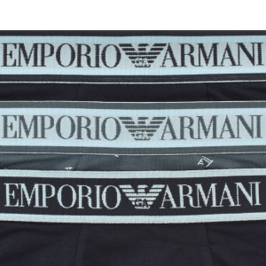 Image number 5 for Emporio Armani Underwear 3 Pack Boxer Trunks