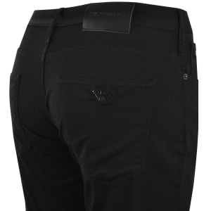 Image number 4 for Emporio Armani J06 Slim Fit Trousers Black