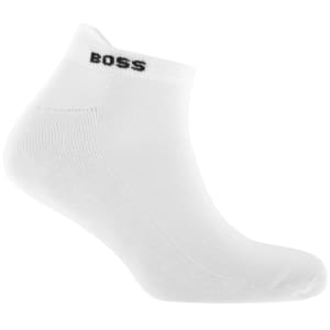 Image number 4 for BOSS 3 Pack Ankle Socks White