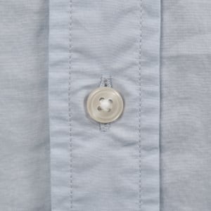 Image number 4 for Gant Poplin Short Sleeved Shirt Blue