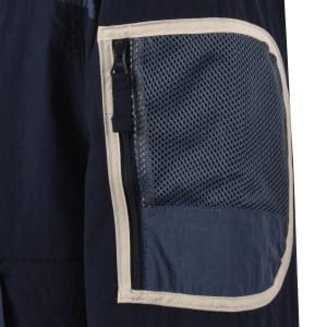 Image number 4 for Columbia Windbreaker Jacket Navy