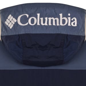 Image number 5 for Columbia Windbreaker Jacket Navy