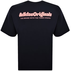 Image number 5 for adidas Originals ST Fonts BD T Shirt Navy