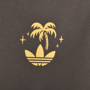 Image number 4 for adidas Originals Retro Keychain T Shirt Brown