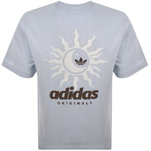 Image number 5 for adidas Originals Sun GFX T Shirt Blue