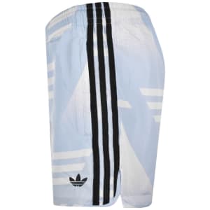 Image number 4 for adidas Originals All Over Print Shorts Blue