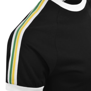 Image number 5 for Sergio Tacchini Pino Ringer T Shirt Black