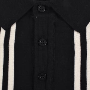 Image number 4 for Fila Buddy Bowling Knit Polo T Shirt Black