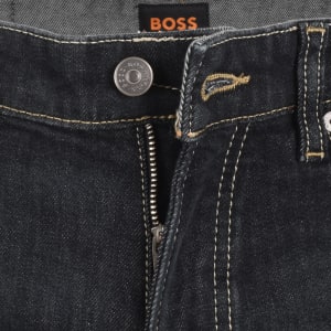 Image number 5 for BOSS Delaware Slim Fit Jeans Dark Blue