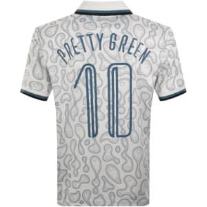 Image number 5 for Pretty Green Outro Football Polo T Shirt White