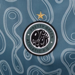 Image number 4 for Pretty Green Outro Football Polo T Shirt Blue