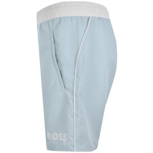 Image number 5 for BOSS Starfish Swim Shorts Light Blue