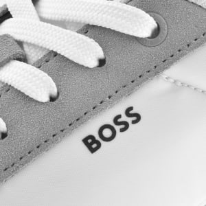 Image number 4 for BOSS Vinston Runner Trainers White