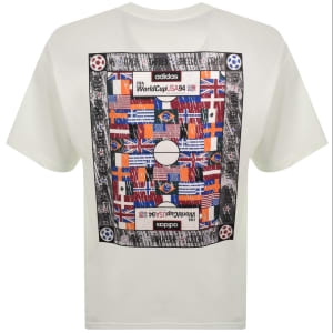 Image number 5 for adidas Originals FIFA Archive Flag T Shirt Cream