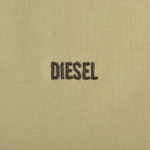 Image number 5 for Diesel T Boggy V3 T Shirt Beige