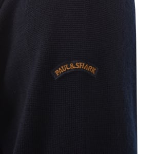 Image number 4 for Paul And Shark Typhoon Knit Jumper Navy