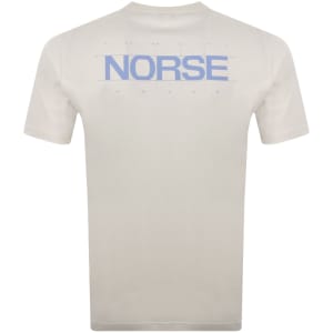 Image number 5 for Norse Projects X BST Print T Shirt White
