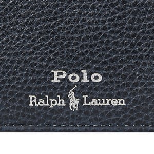 Image number 4 for Ralph Lauren Billfold Leather Wallet Navy
