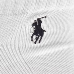 Image number 4 for Ralph Lauren 6 Pack Socks White