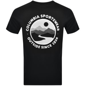 Image number 4 for Columbia Outdoor Back Graphic T Shirt Black