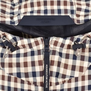 Image number 4 for Aquascutum Lamina Hooded Jacket Navy