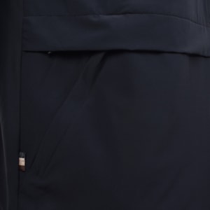 Image number 4 for Aquascutum Shell Hooded Jacket Navy