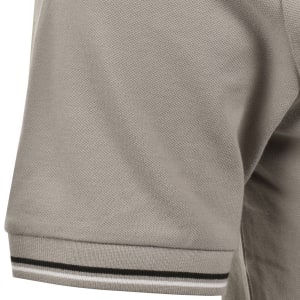 Image number 5 for Emporio Armani Short Sleeved Polo T Shirt Grey