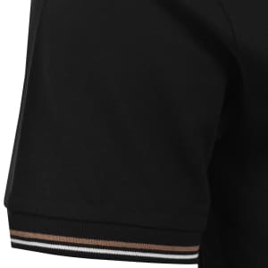 Image number 5 for Emporio Armani Short Sleeved Polo T Shirt Black