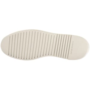 Image number 5 for Emporio Armani Leather Trainers White